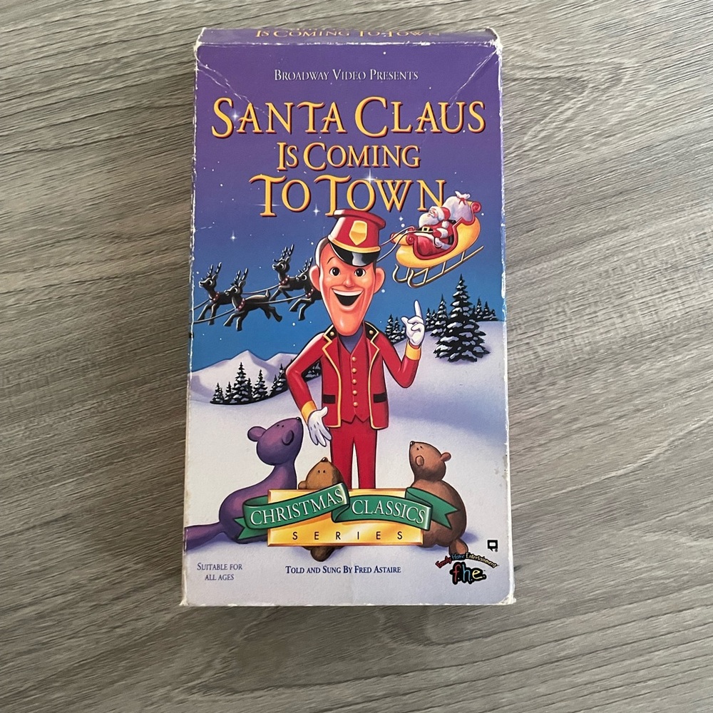 Santa Claus is Coming to a town VHS
